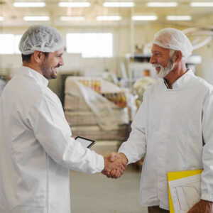 two professionals shaking hands