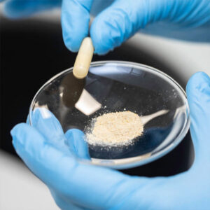 closeup of powder ingredient